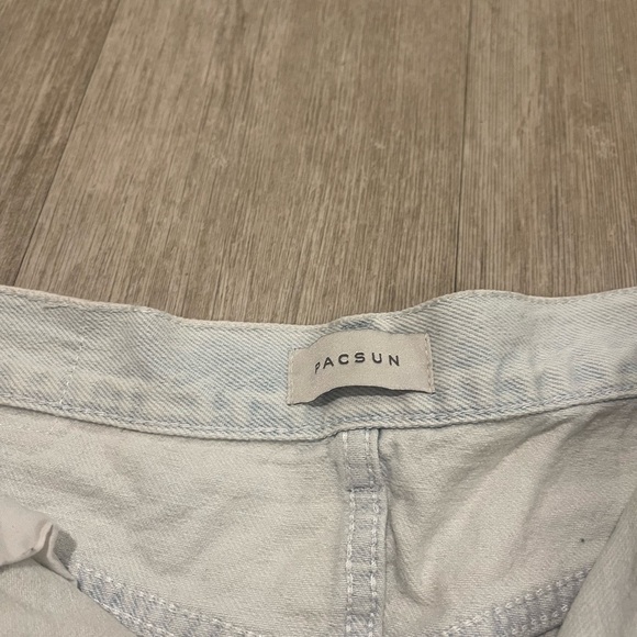 PACSUN Light Blue Denim Women's Jorts - Picture 7 of 10